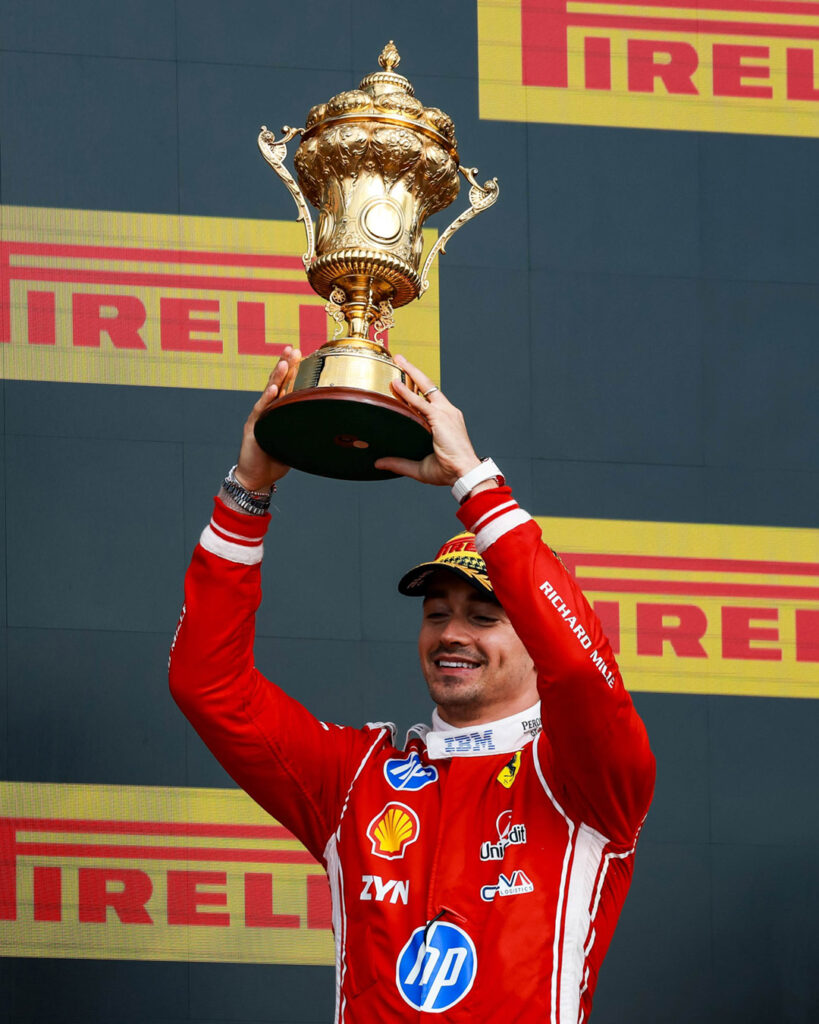 Charles Leclerc a Silverstone Credits foto media-centre at ferrari.com