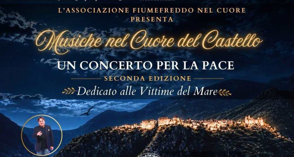“Concerto per la Pace” – II Edizione: la musica nel cuore di Fiumefreddo Bruzio per ricordare le Vittime del Mare