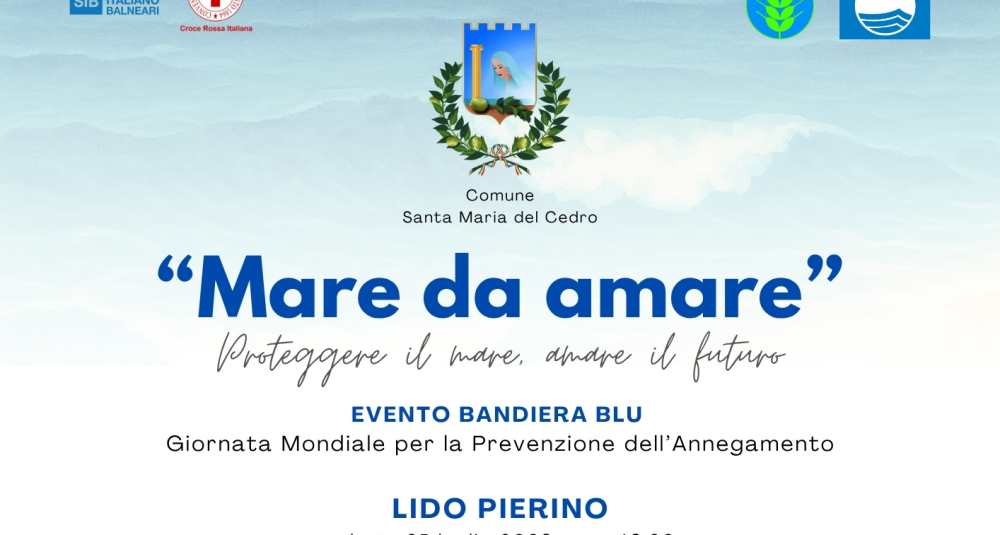 Santa Maria del Cedro, sicurezza in mare e prevenzione: incontro pubblico per la Giornata mondiale dell’annegamento