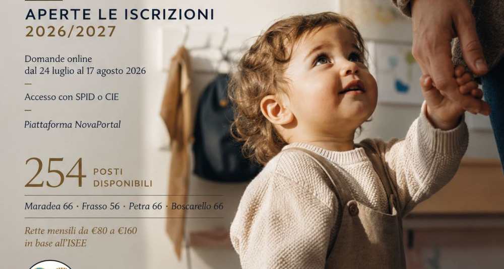 Corigliano-Rossano, aperte le iscrizioni agli asili nido comunali per l’anno 2026/2027