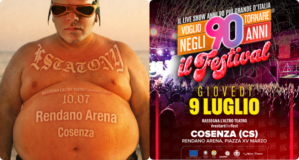 Cosenza, si accende la Rendano Arena: al via lo show dell’estate