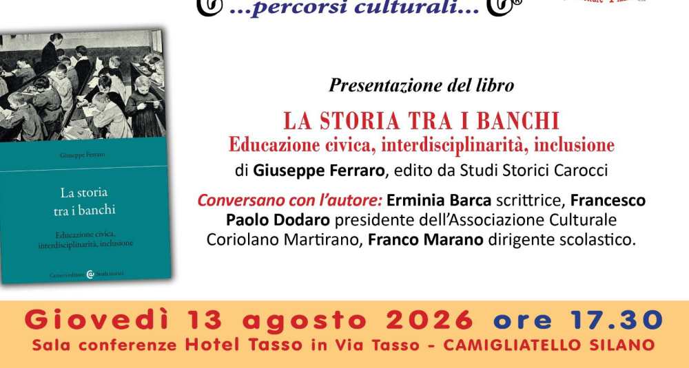 “La storia tra i banchi” di Giuseppe Ferraro: un libro che invita a ripensare il modo di insegnare la storia