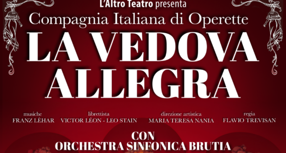 Cosenza, stasera la Rendano Arena si accende con “La Vedova Allegra” dell’Orchestra Brutia