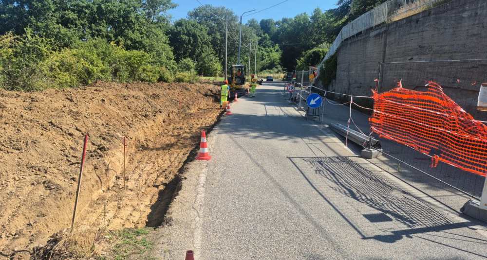 Sicurezza viaria, la Provincia di Cosenza allarga la carreggiata sulla SP 248 nel territorio di Luzzi