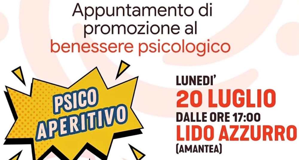 Lo “Psicologo in Spiaggia” sbarca ad Amantea: oggi pomeriggio l’incontro gratuito al Lido Azzurro