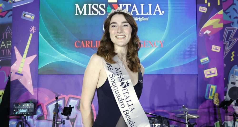 Miss Italia Calabria, Silvia Scicchitano di Soverato vince il titolo di Miss Soqquadro Beach Music 2026
