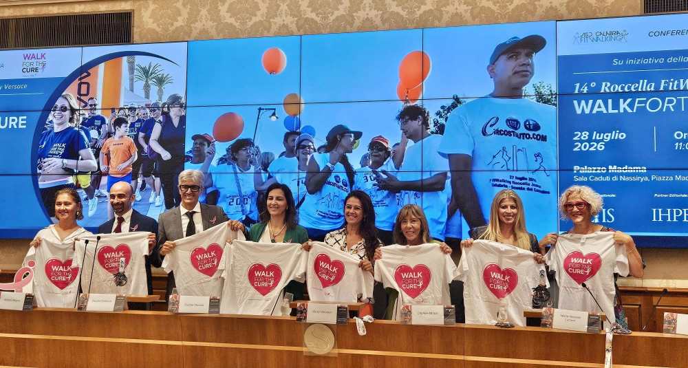 Da Roccella al Senato: presentata la XIV edizione di Roccella Fitwalking, modello nazionale di prevenzione e salute