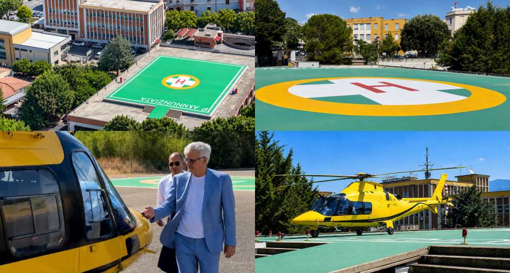 Sanità a Cosenza, l’elisoccorso torna all’ospedale Annunziata dopo trent’anni di attesa