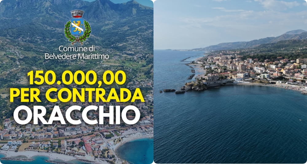 Belvedere Marittimo, 150.000 euro dalla Regione per le strade rurali in località Oracchio