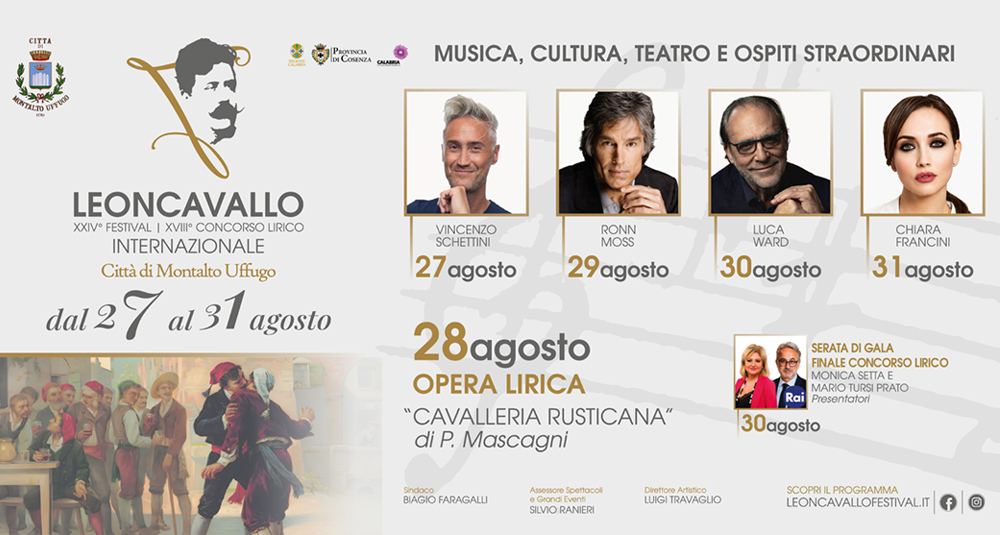 Festival Internazionale Ruggiero Leoncavallo Montalto Uffugo 2026