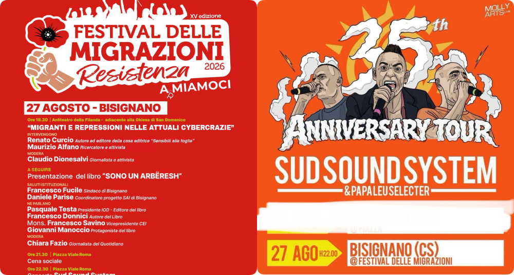 Festival delle Migrazioni, domani la quarta tappa fa scalo a Bisignano