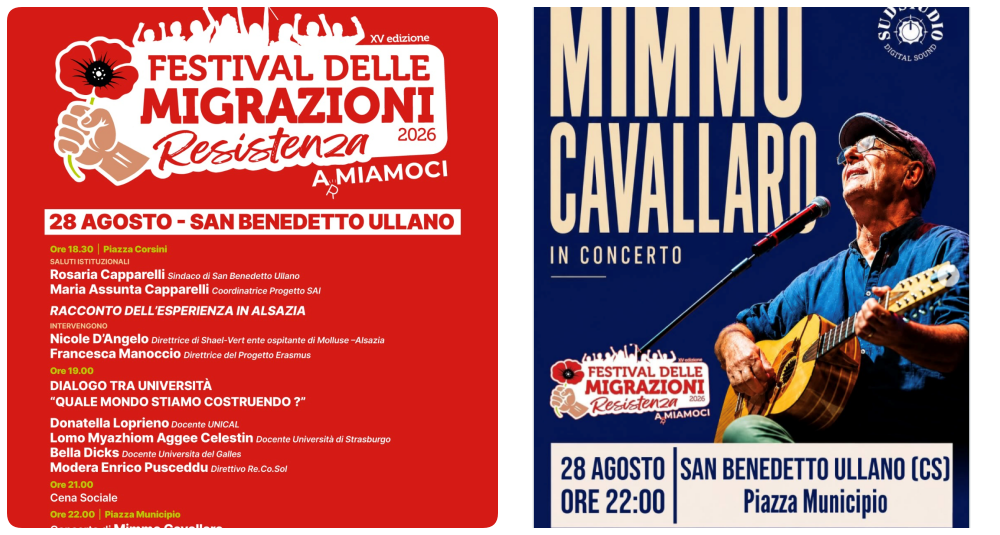 Bisignano, al Festival delle Migrazioni il confronto su cybercrazia, accoglienza e identità arbëreshe