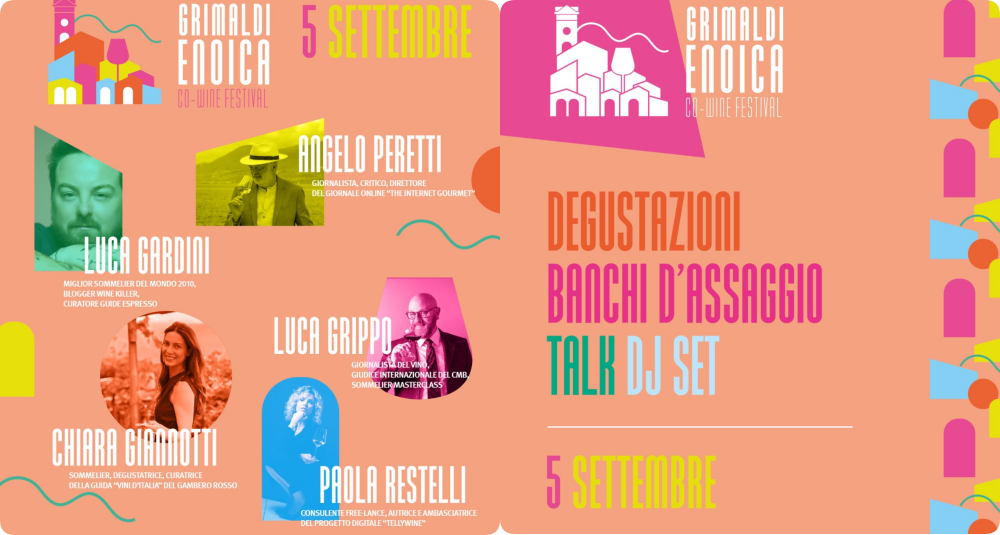 Grimaldi Enoica Co-Wine Festival: il 5 settembre il borgo celebra il vino calabrese