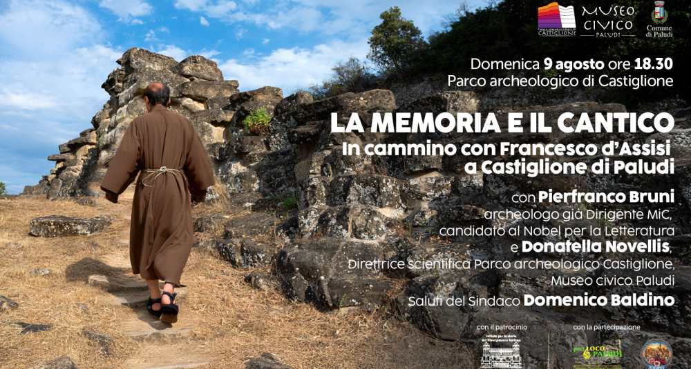Archeologia e saggistica a Paludi: Pierfranco Bruni presenta “Edificare la gioia” nel Parco di Castiglione