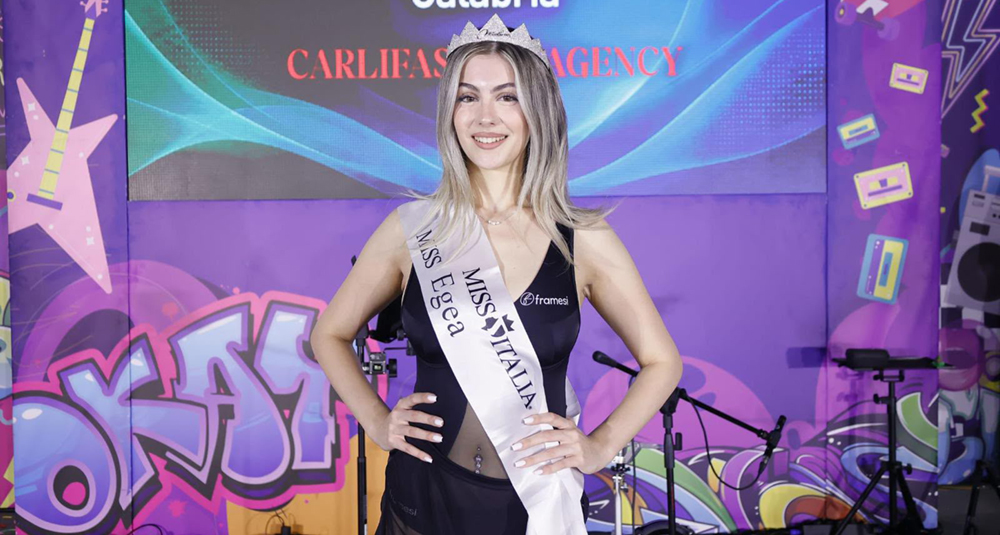 Maria Rosaria Sapia conquista la fascia Miss Egea 2026 di Miss Italia Calabria