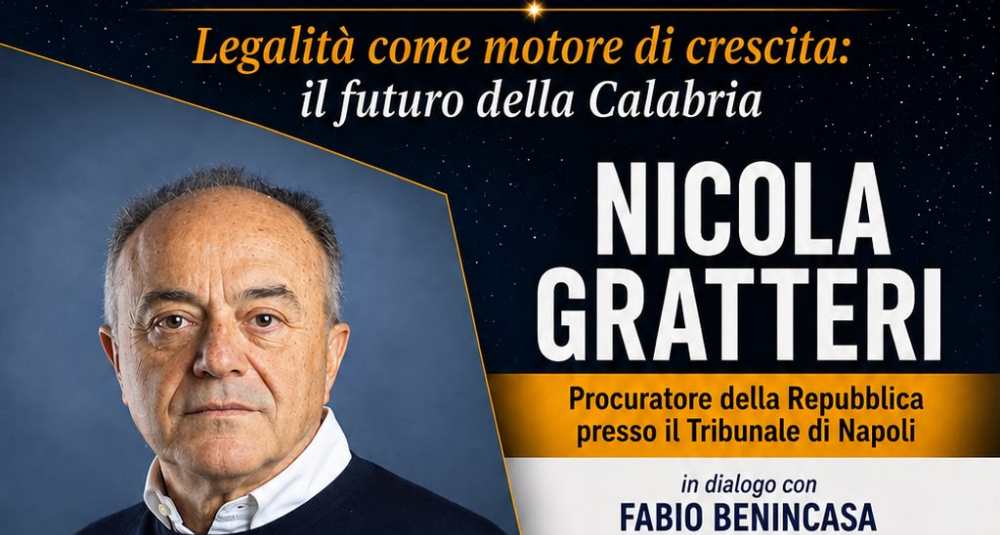 “Notte della legalità”: Nicola Gratteri a Casali del Manco