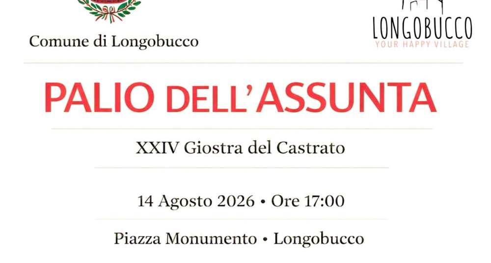 Longobucco, torna la magica tradizione del Palio dell’Assunta: la sfida dei rioni e la musica dei Capofortuna