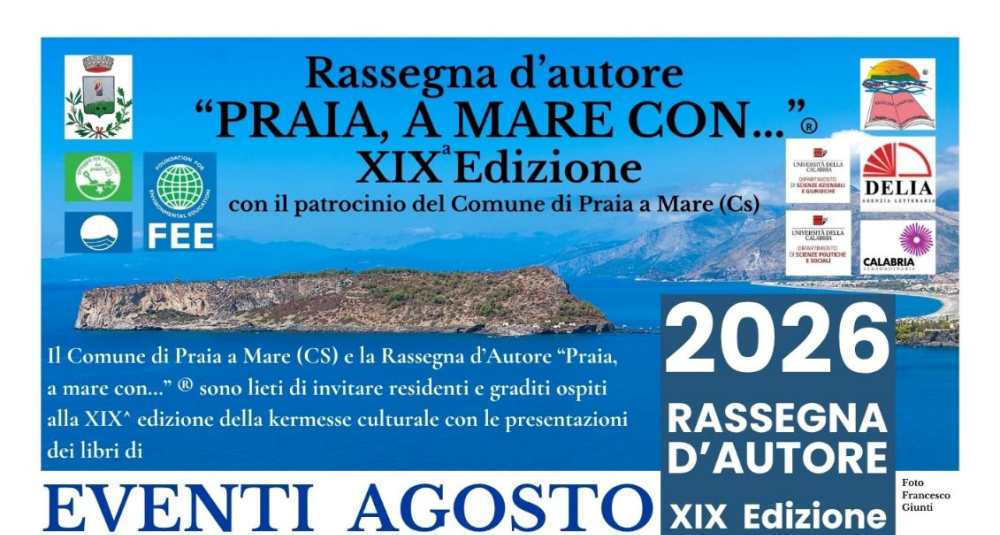 “Praia, a Mare con…”: prosegue il viaggio nella grande cultura italiana