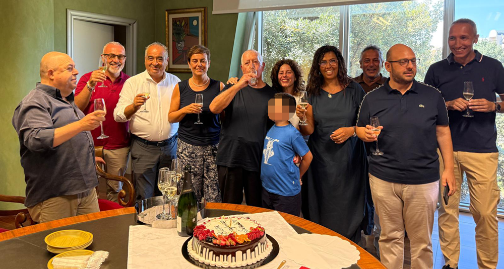 Rende, è il compleanno del sindaco Sandro Principe e la giunta diventa una festa
