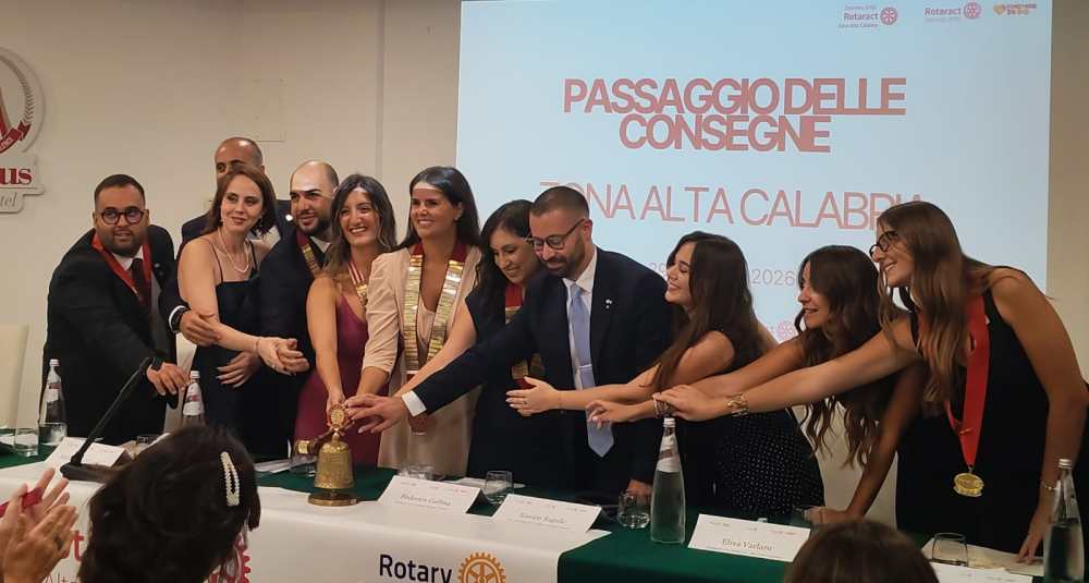 Rende, passaggio delle consegne per i club Rotaract dell’Alta Calabria