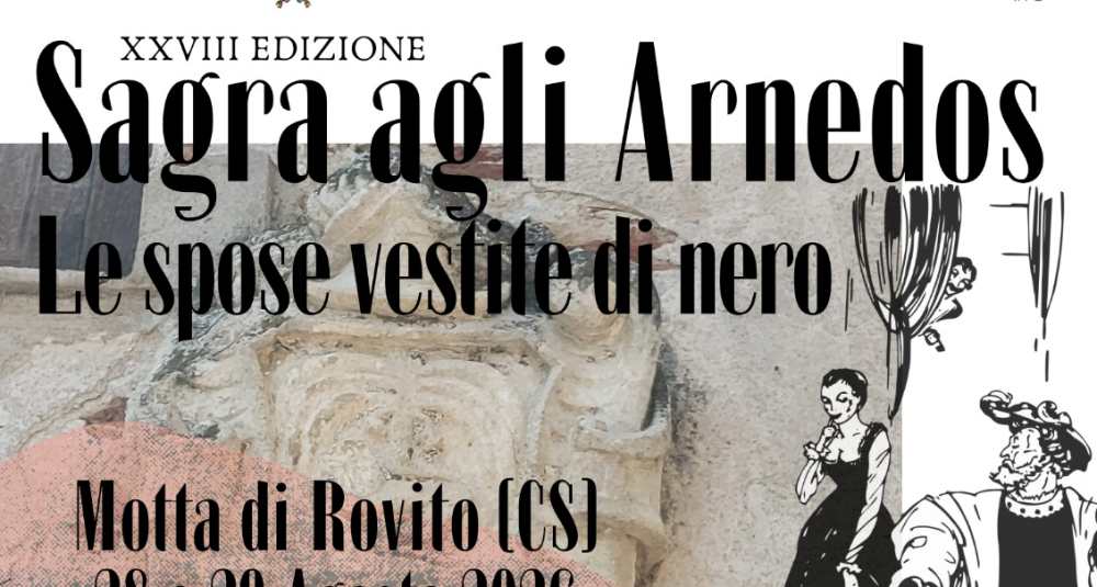 Motta di Rovito, tutto pronto per la 28ª Sagra agli Arnedos: “Le spose vestite di nero”