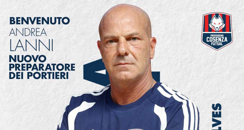 Andrea Lanni è il nuovo preparatore dei portieri della Pirossigeno Cosenza