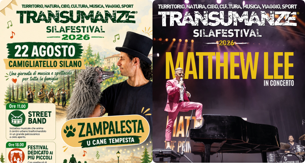 Gran finale per il Transumanze Sila Festival: weekend di eventi tra Camigliatello e Lorica