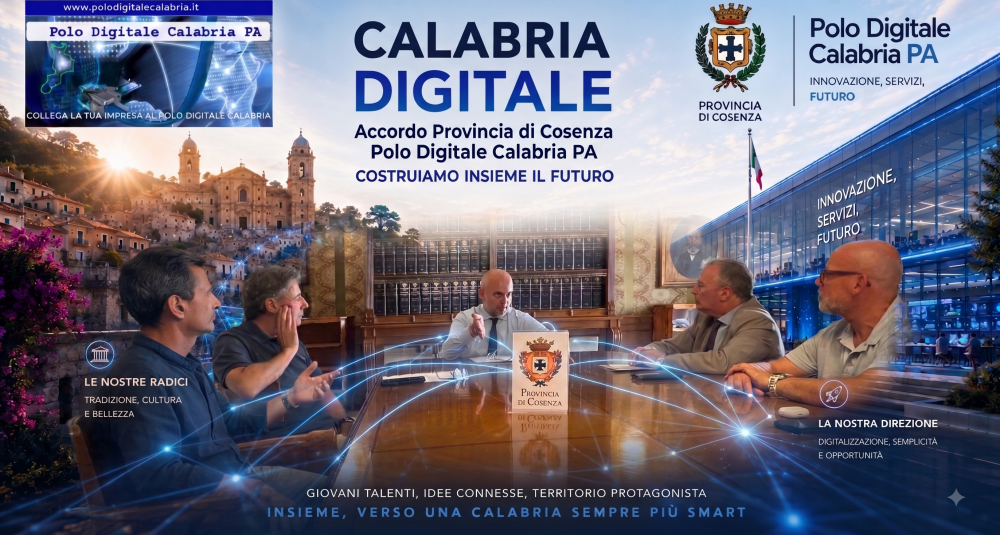 “Provincia in Formazione”: a settembre parte il piano digitale per i Comuni cosentini