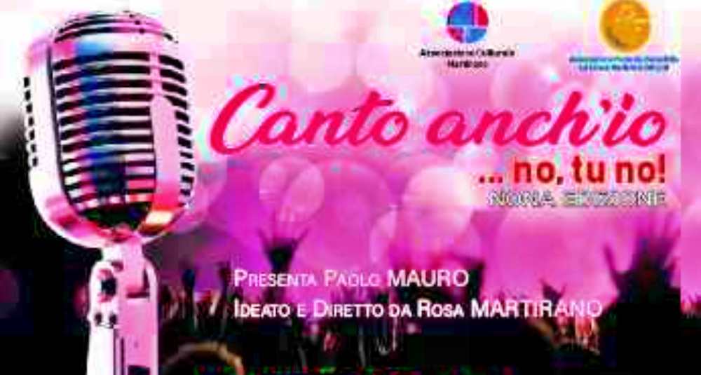 Rende, al Cinema Teatro Garden torna la solidarietà con la nona edizione di “Canto anch’io, no tu no”