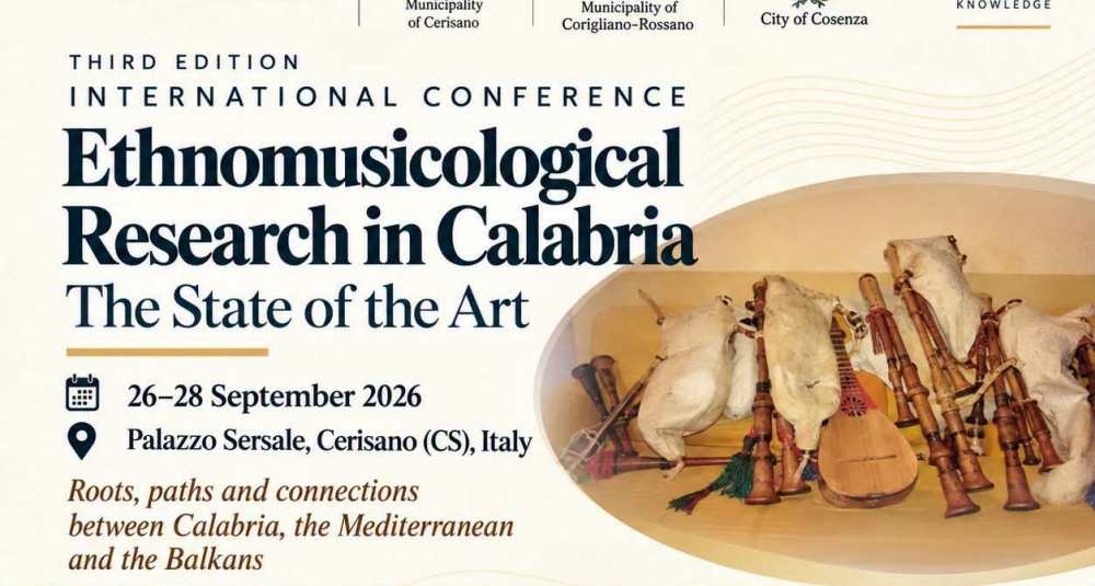 Cerisano, al via il 3° Convegno internazionale di etnomusicologia: le radici musicali calabresi a Palazzo Sersale