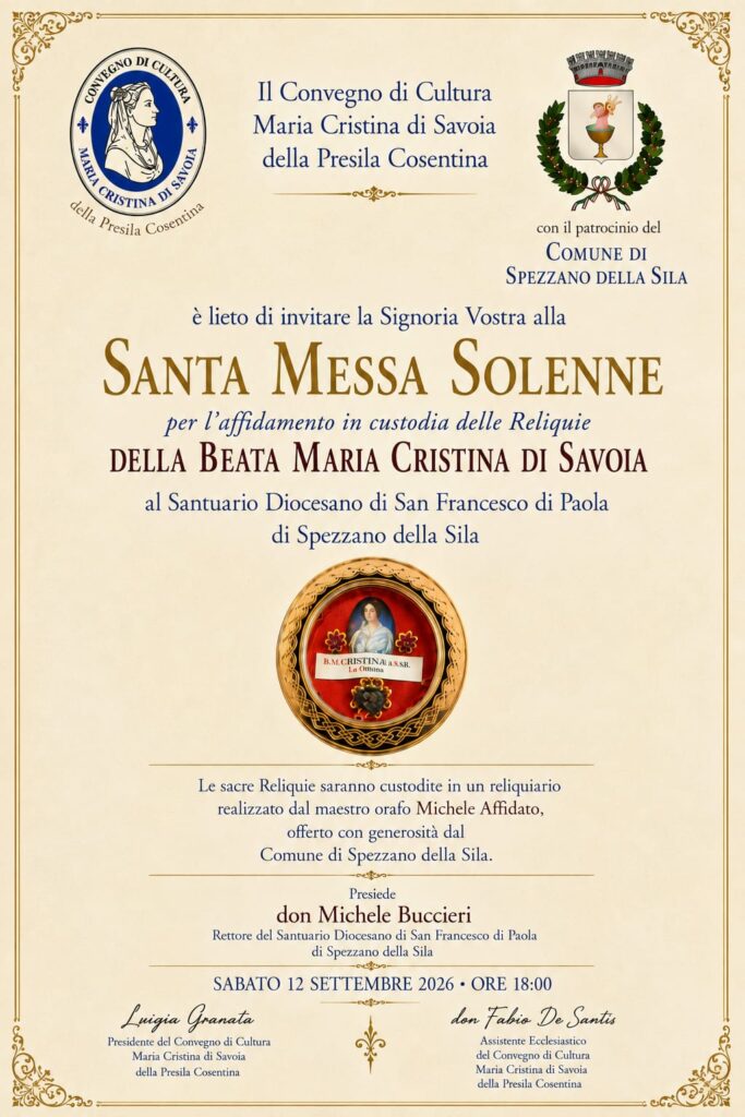 Evento Maria Cristina di Savoia della Presila