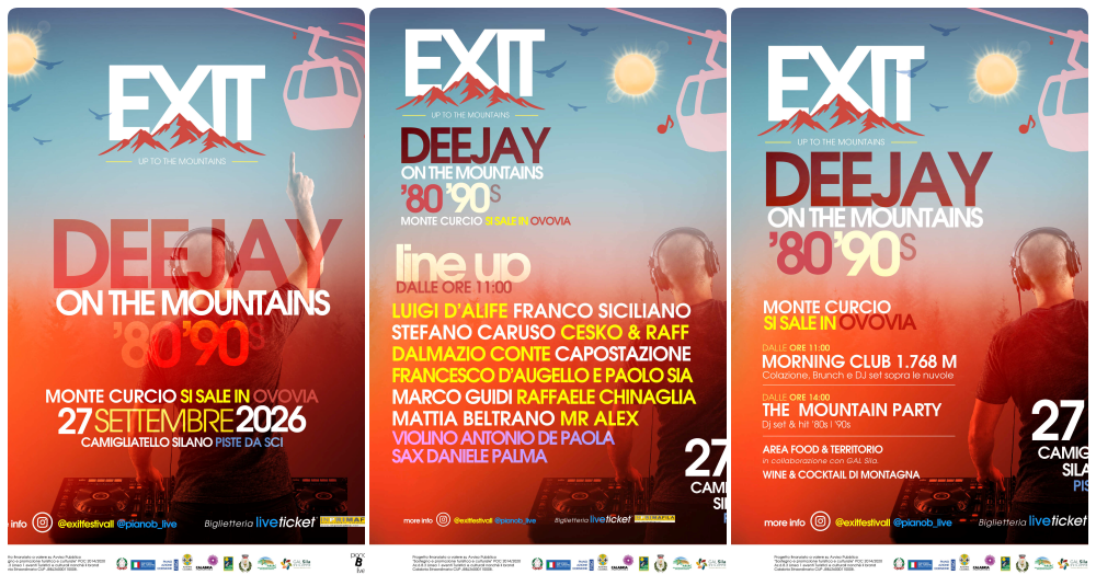 Camigliatello Silano, l'”Exit Festival” torna domenica su Monte Curcio dopo il maltempo