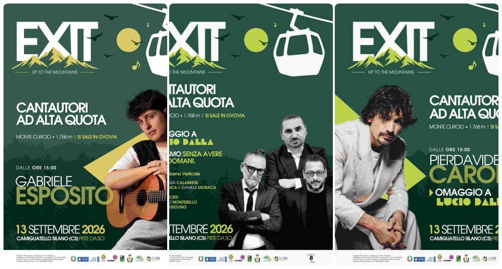 Camigliatello Silano, musica d’autore a 1.768 metri: sul Monte Curcio arriva “Exit – Up to the Mountains”