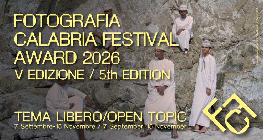 Fotografia Calabria Festival Award 2026: al via le iscrizioni per la quinta edizione del premio