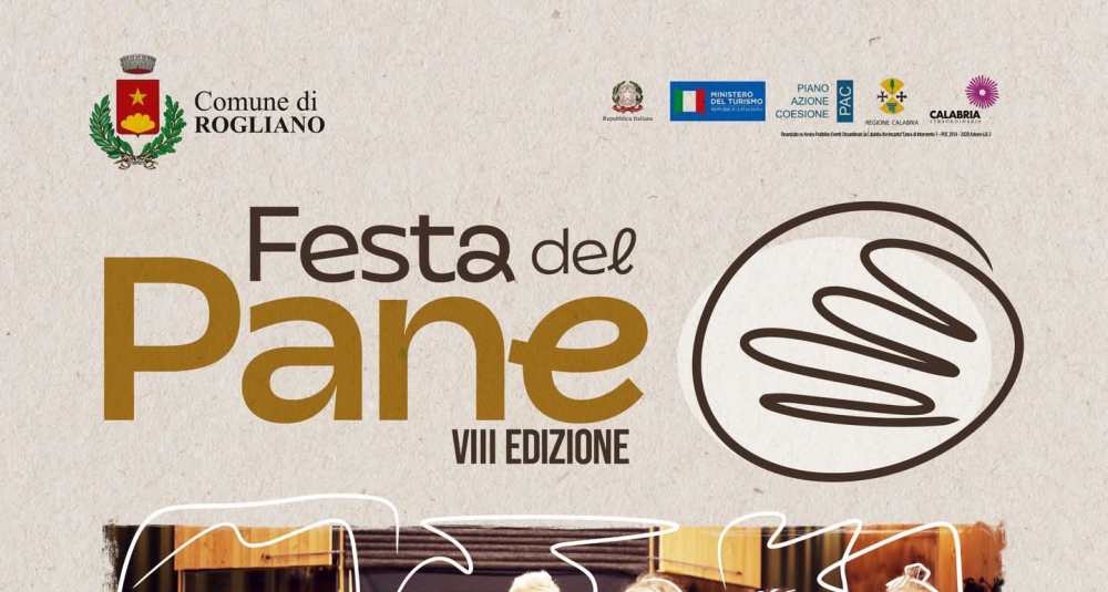 Rogliano, tutto pronto per l’ottava Festa del Pane: tre giorni di enogastronomia, cultura e grandi concerti
