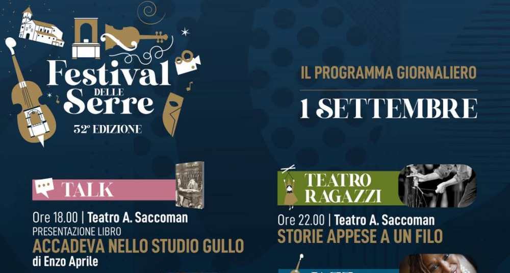 Cerisano riaccende la sua magia: oggi al via la 32ª edizione del Festival delle Serre