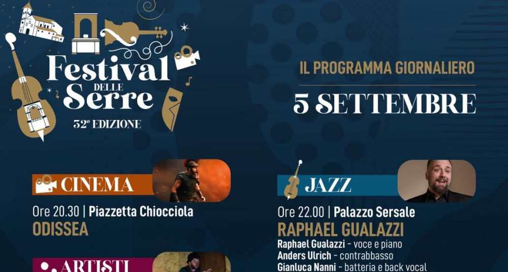 Gran finale al Festival delle Serre di Cerisano con Graci e Gualazzi. Il sindaco: “La serata più bella”