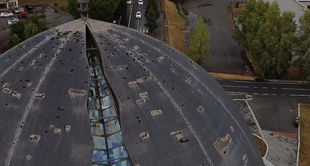 La cupola della chiesa San Carlo Borromeo