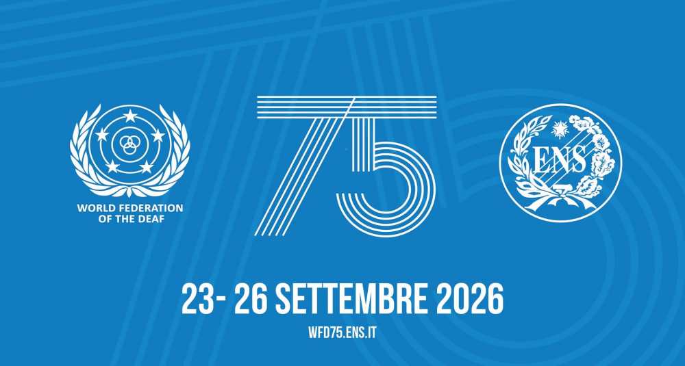 Lingue dei Segni, l’ENS Calabria protagonista a Roma per i 75 anni della Federazione Mondiale dei Sordi