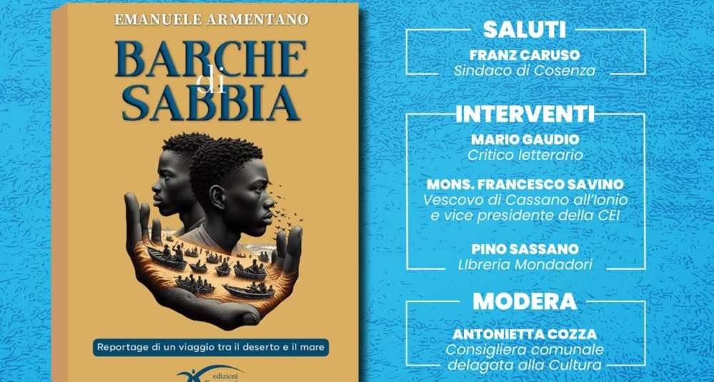 Cosenza, per la rassegna “LibrinComune” la presentazione del reportage “Barche di sabbia” di Emanuele Armentano