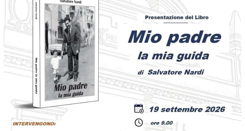 Cosenza, presentazione del libro “Mio padre la mia guida”: cultura, memoria e valore dell’acqua