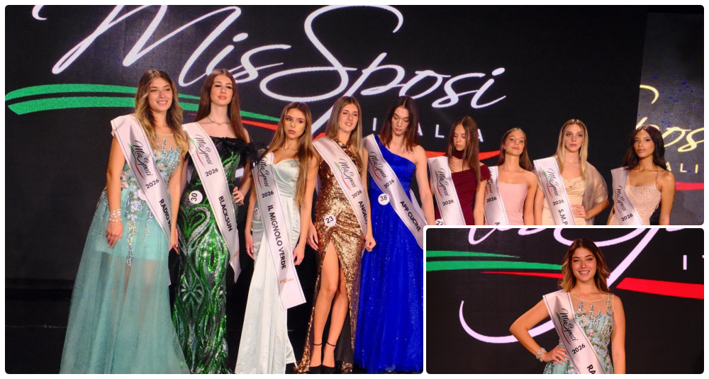 Missposi Italia 2026, trionfa Carolina Formenton: fascia Radio Remake alla cosentina Claudia Garzi