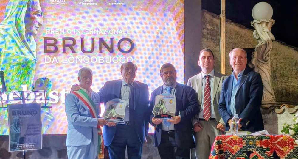 Premio Internazionale Bruno da Longobucco 2026: assegnati i riconoscimenti a Giovanni Tebala e Sebastiano Andò