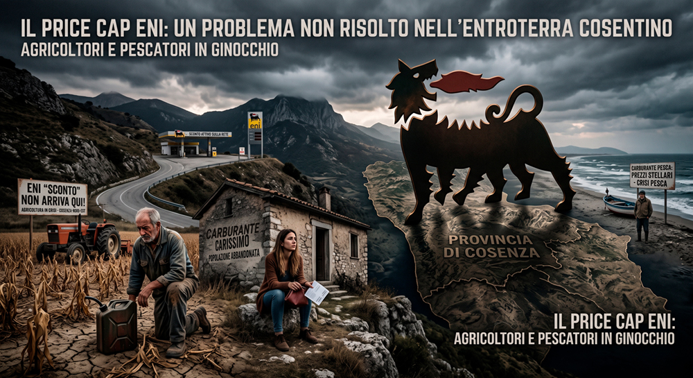 Miracolo alla pompa: il "tetto massimo" di Eni e la grande illusione nell'entroterra di Cosenza