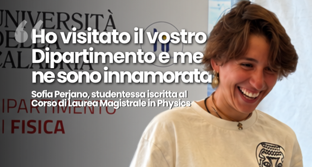 Da Milano all’UniCal in bicicletta per la Magistrale in Fisica: la storia di Sofia Pejrano