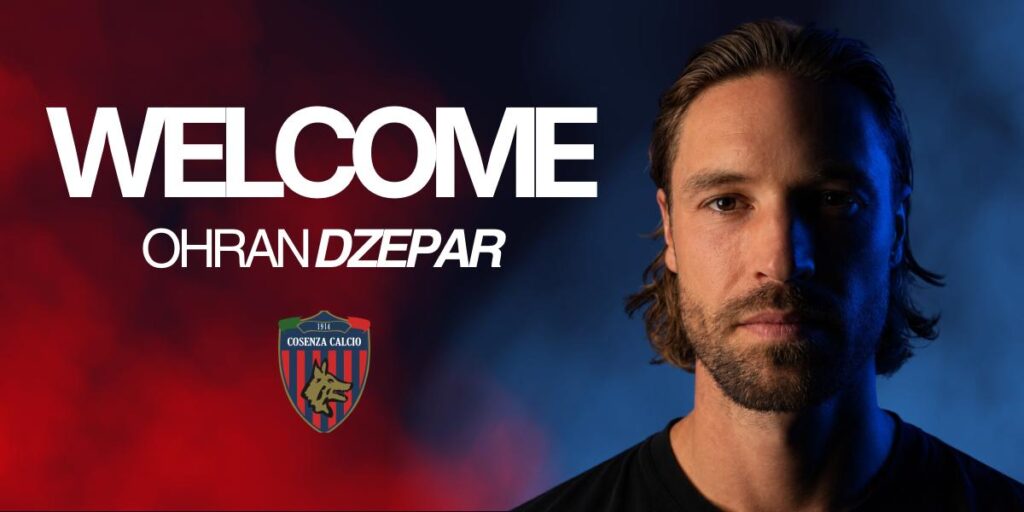 Il Cosenza Calcio ufficializza l’ingaggio di Orhan Džepar per il centrocampo rossoblù