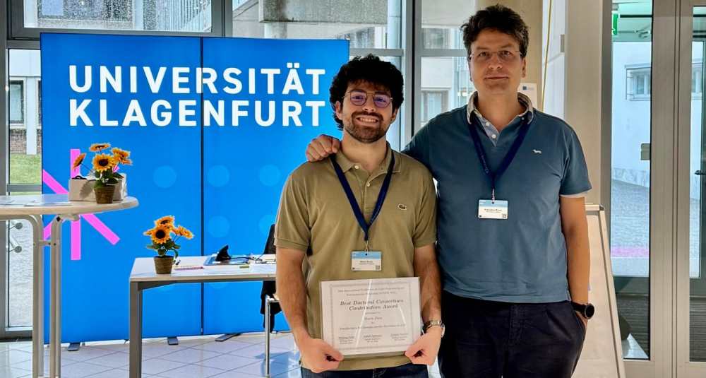Intelligenza Artificiale, trionfo Unical in Austria: il ricercatore Marco Duca premiato a Klagenfurt