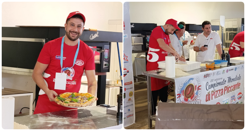 Campionato Mondiale di Pizza Piccante, trionfo per Montalto Uffugo: Alessio Crivaro conquista la top 5