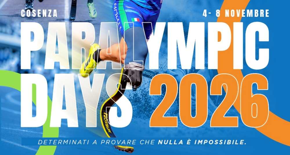 Cosenza capitale dello sport paralimpico internazionale: dal 4 all’8 novembre arrivano Bebe Vio, Ambra Sabatini ed Oney Tapia