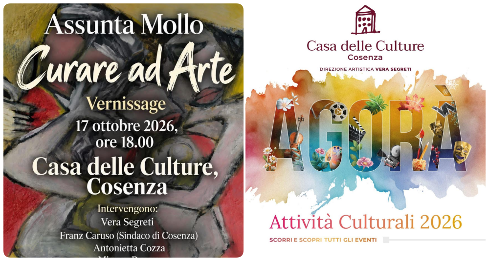 Agorà, la cultura come spazio d’incontro. A Cosenza la pittura di Assunta Mollo racconta l’arte come esperienza interiore